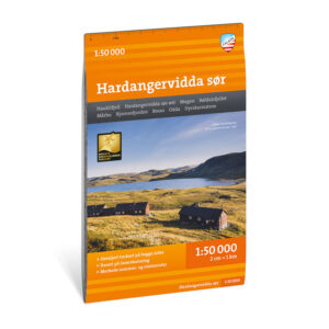 Turkart Hardangervidda sør 1:50.000