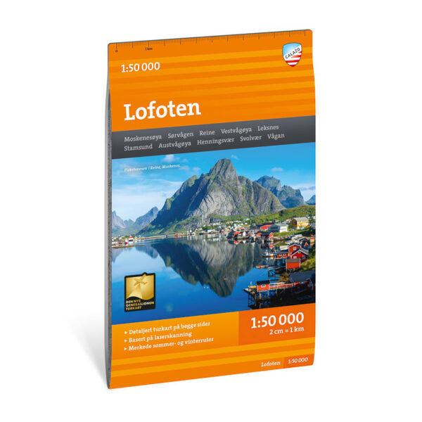 Turkart Lofoten 1:50.000