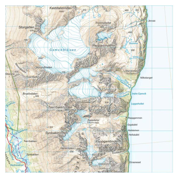 Turkart Lyngen 1:50.000 - Image 2