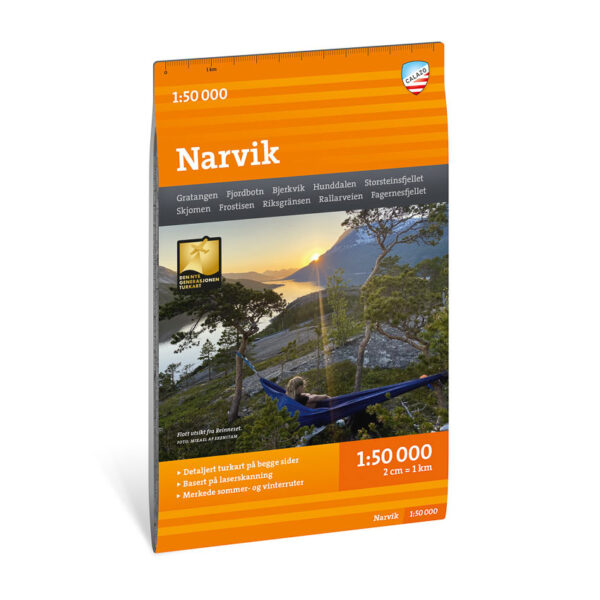 Turkart Narvik 1:50.000