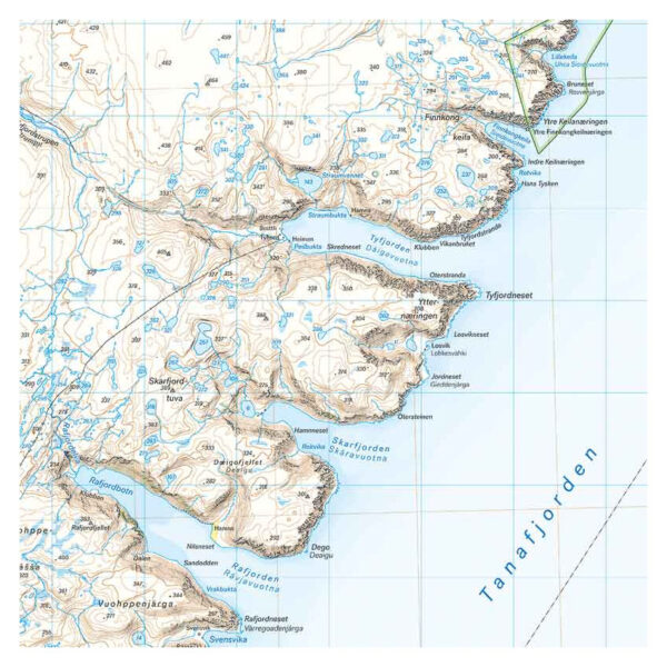 Turkart Nordkinnhalvøya 1:60.000 - Image 2