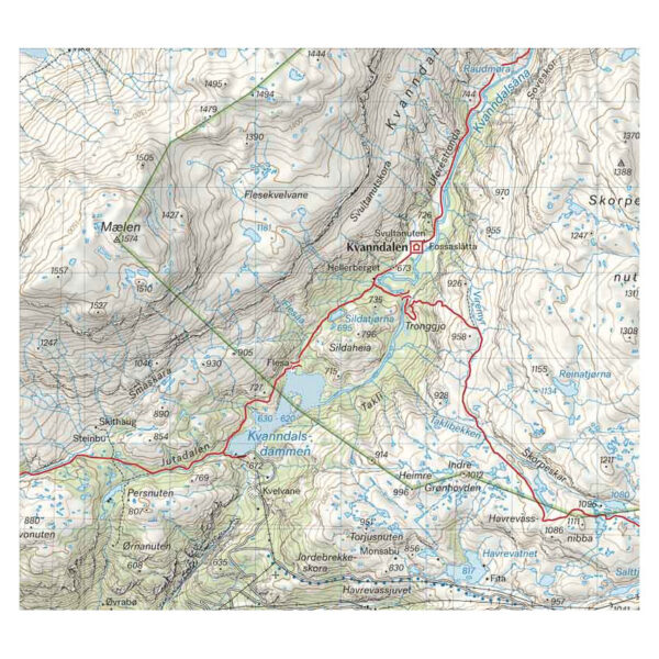 Turkart Røldal & Haukeli 1:50.000 - Image 2