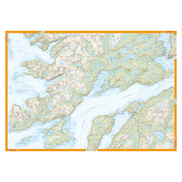 Høyfjellskart Senja: Keipen, Tredjefjellet & Kvænan 1:25.000 - Image 4