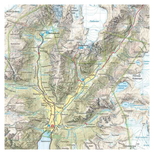 Turkart Sogndal & Årdal 1:50.000 - Image 2