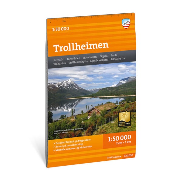 Turkart Trollheimen 1:50.000