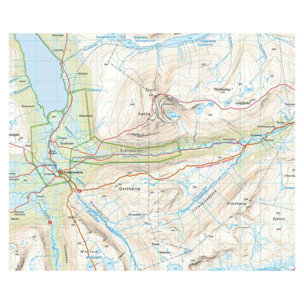 Turkart Trollheimen 1:50.000 - Image 2