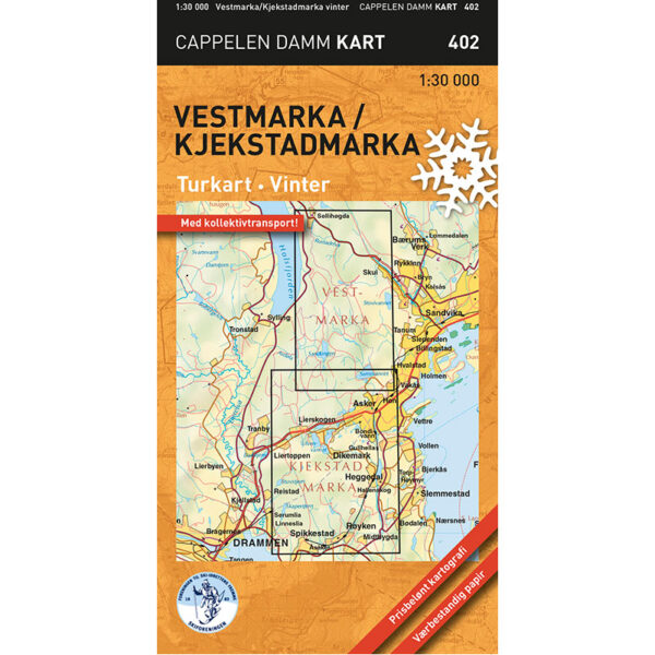 Vestmarka/Kjekstadmarka vinter turkart 