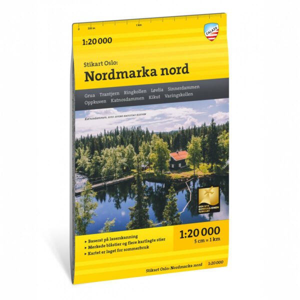 Stikart Oslo Nordmarka nord 1:20000