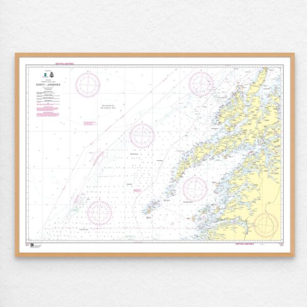 Kartverket - kystkart: 311: INT 9314 / Støtt – Andenes - Image 2
