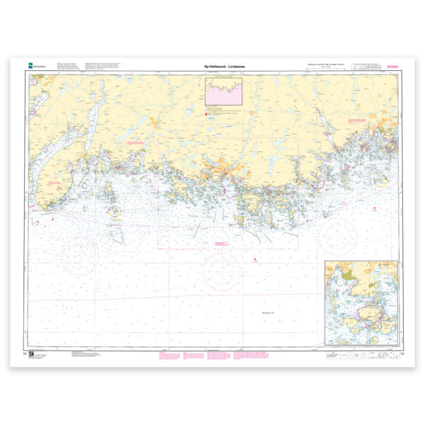 Kartverket - hovedkart 10: Ny-Hellesund – Lindesnes