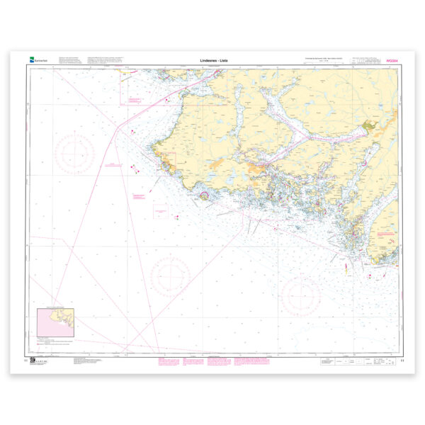 Kartverket - hovedkart 11: Lindesnes – Lista