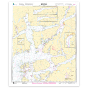 Kartverket - hovedkart 15: Ryfylkefjordane. Sjernarøyane – Sauda