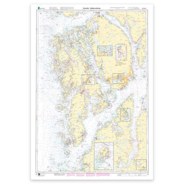 Kartverket - hovedkart 19: Ryvarden – Selbjørnsfjorden