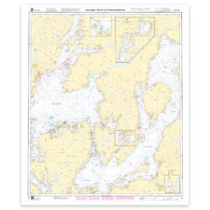 Kartverket - hovedkart 22: Samnanger- Bjørna- og Ytre Hardangerfjorden