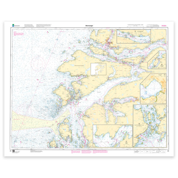 Kartverket - hovedkart 28: Bremanger
