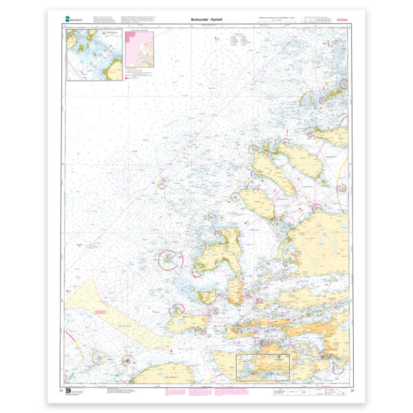 Kartverket - hovedkart 31: Breidsundet – Fjørtof