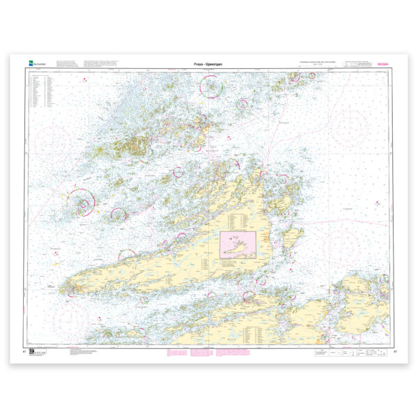 Kartverket - hovedkart 41: Frøya – Gjæsingen