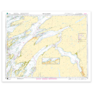 Kartverket - hovedkart 57: Vefsn- og Leirfjorden