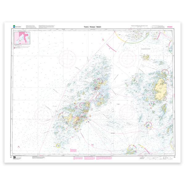 Kartverket - hovedkart 61: Træna – Nesøya – Myken