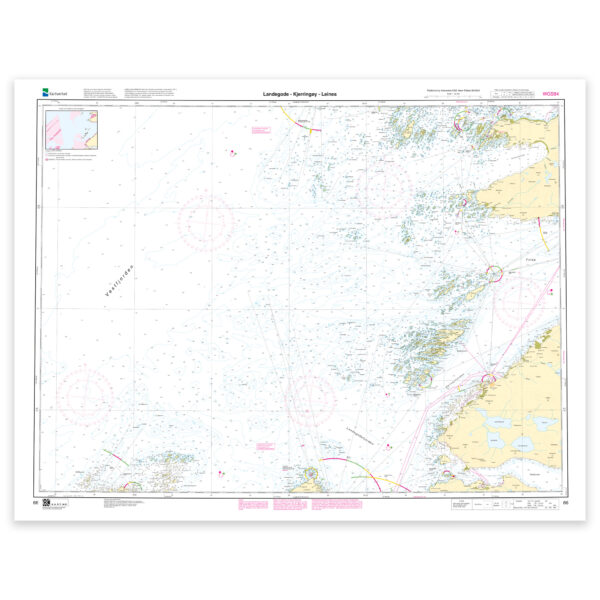 Kartverket - hovedkart 66: Landegode – Kjerringøy – Leines