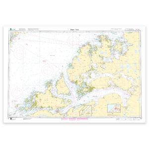 Kartverket - hovedkart 68: Steigen – Sagfjorden – Tranøy