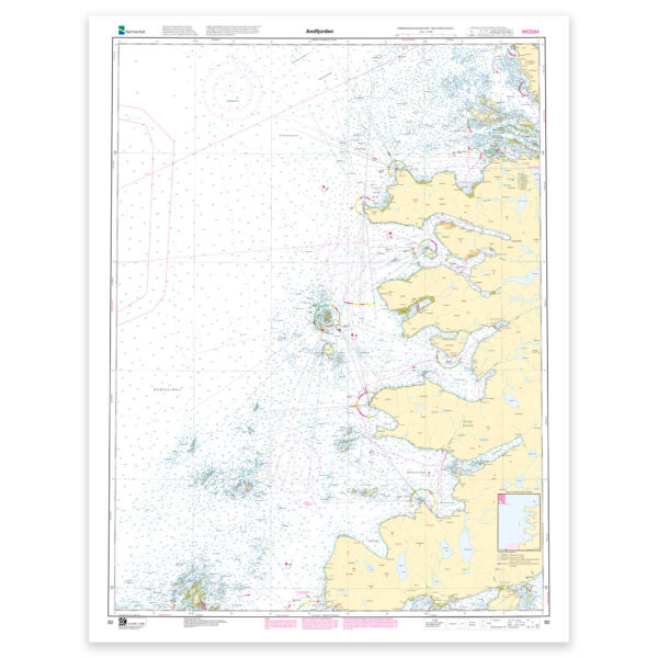 Kartverket - hovedkart 82: Andfjorden