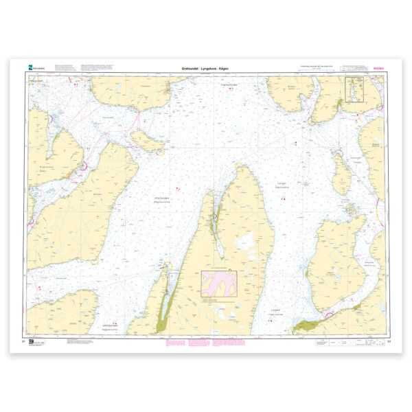 Kartverket – hovedkart 91: Grøtsundet – Lyngstuva – Kågen