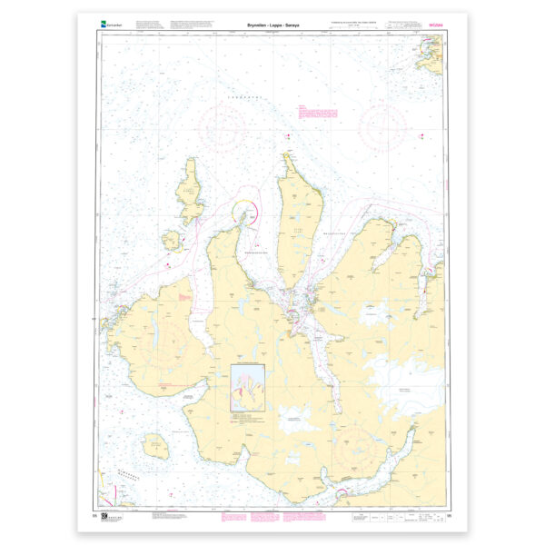 Kartverket – hovedkart 95: Brynnilen – Loppa – Sørøya