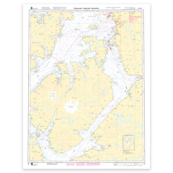 Kartverket – hovedkart 98: Sørøysundet – Vargsundet – Hammerfest