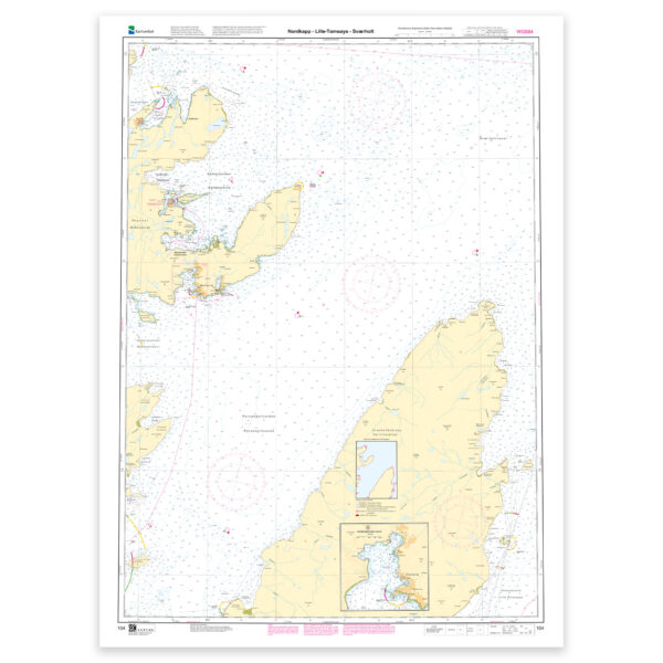 Kartverket – hovedkart 104: Nordkapp – Lille-Tamsøya – Sværholt