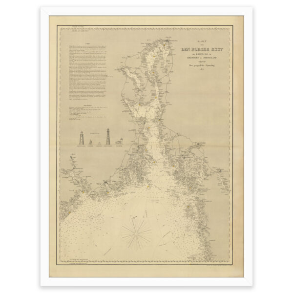 Historisk sjøkart over ytre Oslofjord til Jomfruland og Koster - Image 4