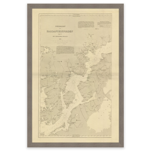 Hardangerfjorden vest 1865 - Image 8