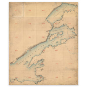 Trondheimsfjorden og Beitstadfjorden 1800