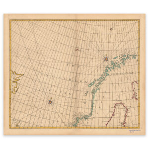 Kart over Norskehavet 1728