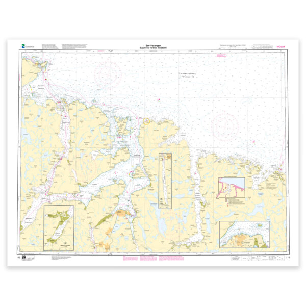 Kartverket – hovedkart 116: Sør-Varanger. Bugøynes – Grense Jakobselv
