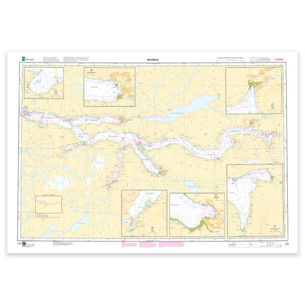 Kartverket – hovedkart 123: Nordfjord
