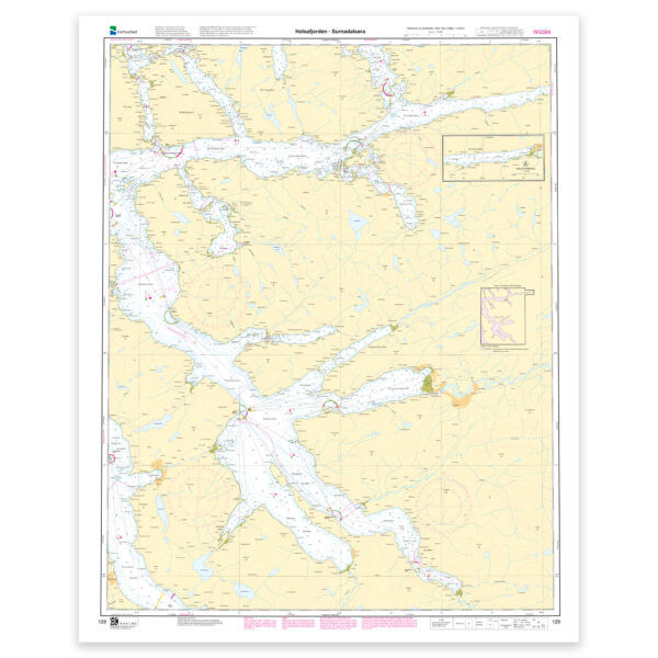 Kartverket – hovedkart 129: Halsafjorden – Surnadalsøra