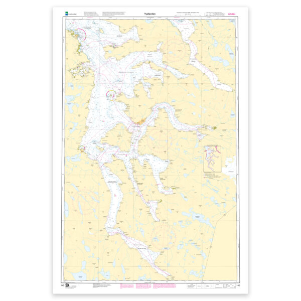 Kartverket – hovedkart 140: Tysfjorden