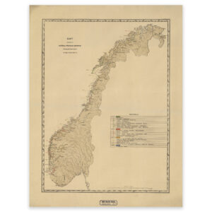 Dampskipsruter med støtte fra Statskassen 1880