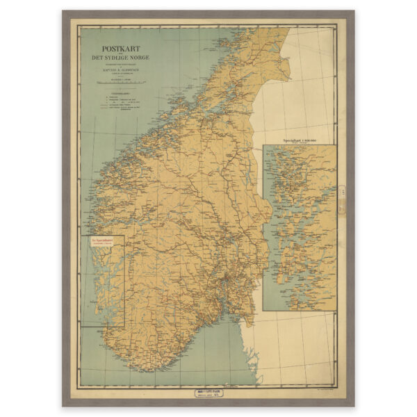 Postkart over Sør-Norge 1914 - Image 8