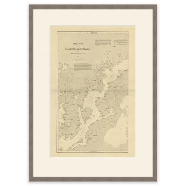 Hardangerfjorden vest 1865 - Image 9