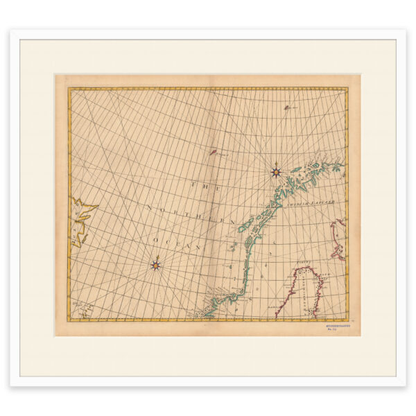Kart over Norskehavet 1728 - Image 7