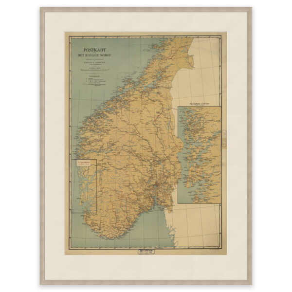 Postkart over Sør-Norge 1914 - Image 5