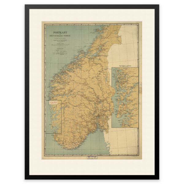 Postkart over Sør-Norge 1914 - Image 6