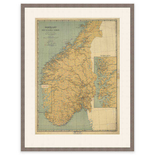 Postkart over Sør-Norge 1914 - Image 9