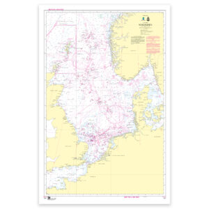 Kartverket – overseilingskart 301: INT 140 / Nordsjøen