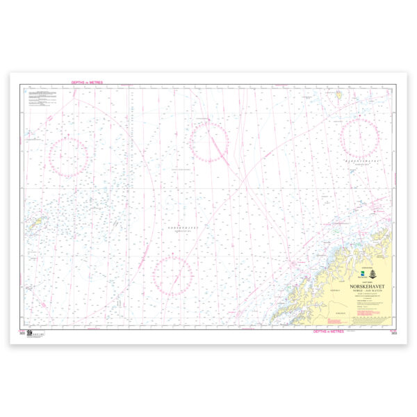 Kartverket – overseilingskart 303: INT 931 / Norskehavet. Norge – Jan Mayen