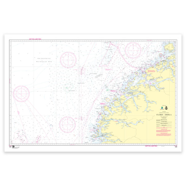 Kartverket - kystkart: 308: INT 1402 / Florø – Smøla