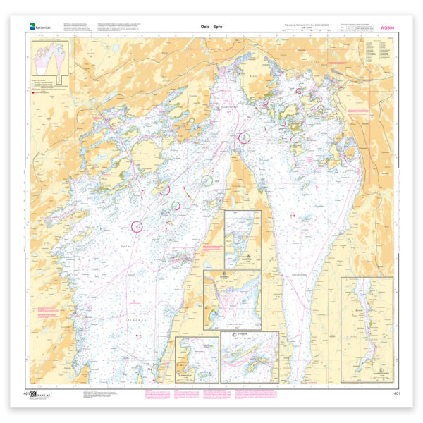 Kartverket – havnekart 401: Oslo – Spro