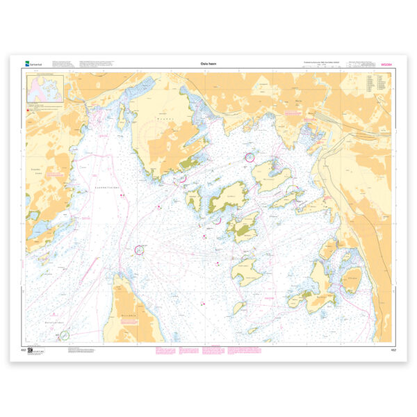 Kartverket – havnekart 452: Oslo havn